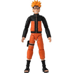 NessiWorld Bandai Naruto Anime Heroes Naruto Uzumaki Figure and Accessory Set 16 cm