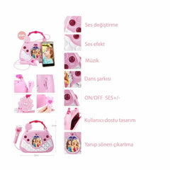 BAO-1706 Party Music Handbag with Microphone MP3 Player-Vardem
