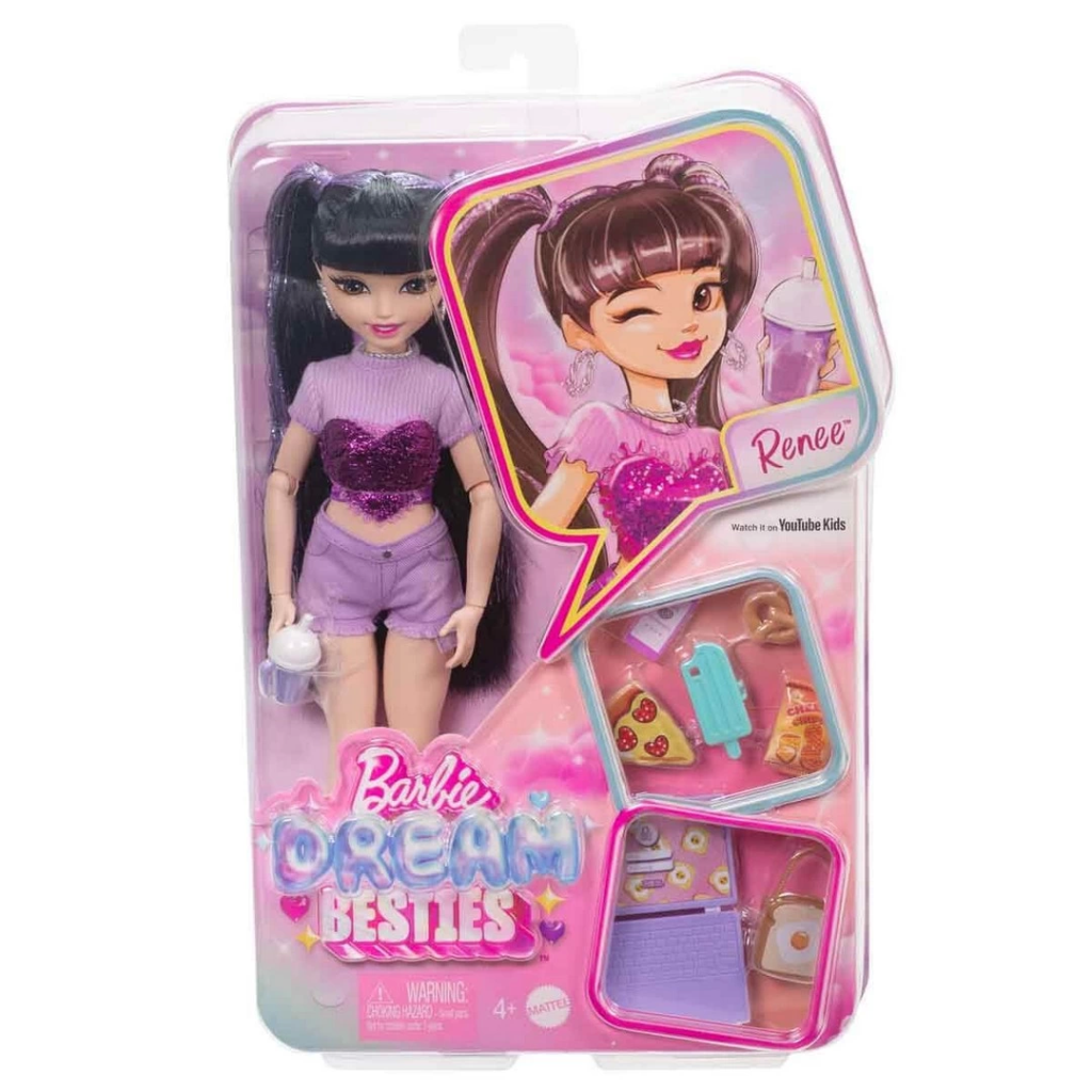 Poupée Barbie Dream Besties Renée et accessoires Nessiworld HYC24