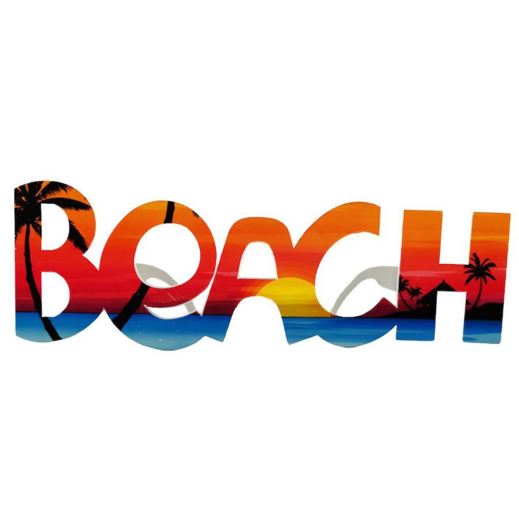 Nessiworld Beach Written Party Glasses Hello Summer Hawaii Show Glasses 19x6 cm