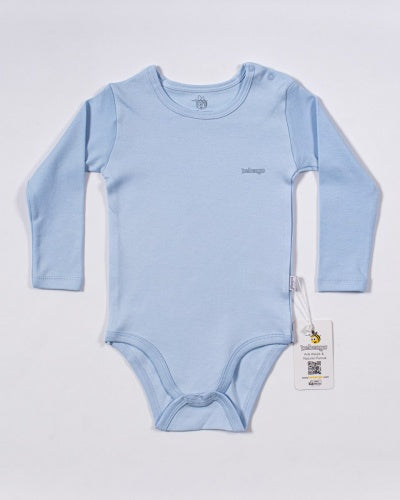 Nessiworld Bebengo BU4020 Basic Long Sleeve Bodysuit Blue
