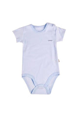 Nessiworld Bebengo BU4021 Basic Short Sleeve Bodysuit Blue