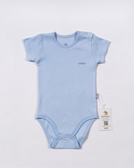 Nessiworld Bebengo BU4025 Basic Short Sleeve Bodysuit Blue