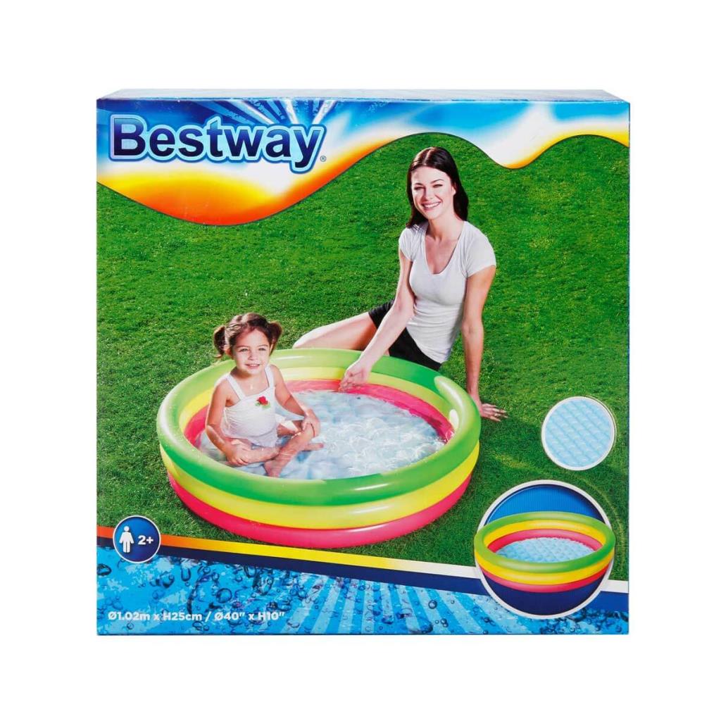 Bestway 3 Section Children's Pool 102x25 Cm 51104