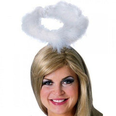 NessiWorld WhiteOtrisFeatheredFlexibleStructureAngelHairAngelCrown