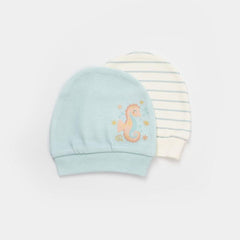 Nessiworld Save The Seahorse 2-Piece Baby Hat 72231 Beige-Mint