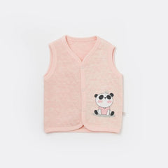 Nessiworld Live Pandas Quilted Vest 61482 Pink