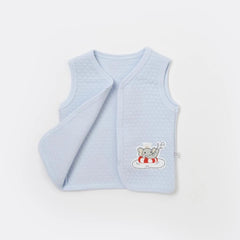 Nessiworld Swimming Elephant Quilted Vest 61477 Blue
