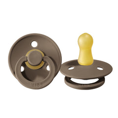 Nessiworld Colour Rubber Pacifier 0-6 Months Dark Oak