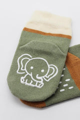 Chaussettes antidérapantes pour fille Nessiworld Bistyle Animal Figure, lot de 2, BS10120