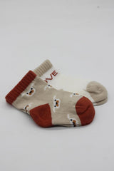 Nessiworld Bistyle Love Dog Penye Soket Çorap 2'Li BS10118 Bej