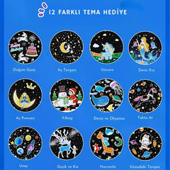 Bluetooth Destekli Rüya ve Müzik Projektörü - MeanYou