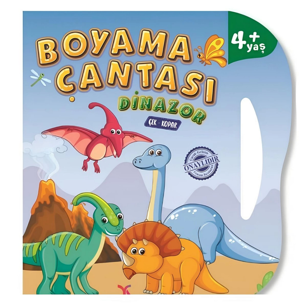 Nessiworld Coloring Bag Pull and Tear Coloring Book Dinosaur