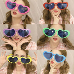 Big Heart Party Glasses Mixed 12 Pieces