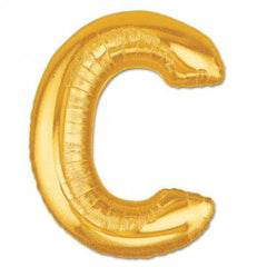 Ballon en aluminium Nessiworld C Lettre Couleur Or 40 pouces