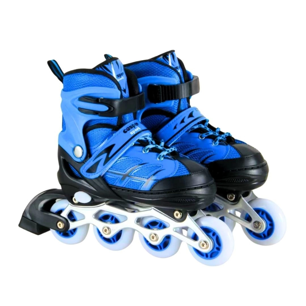 Patins à roulettes Nessiworld avec corps en métal et sac, tailles 31-34