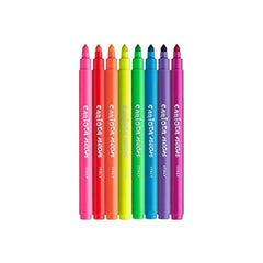 Nessiworld Carioca Fluorescent Washable Felt Colour Pen 8 Pieces