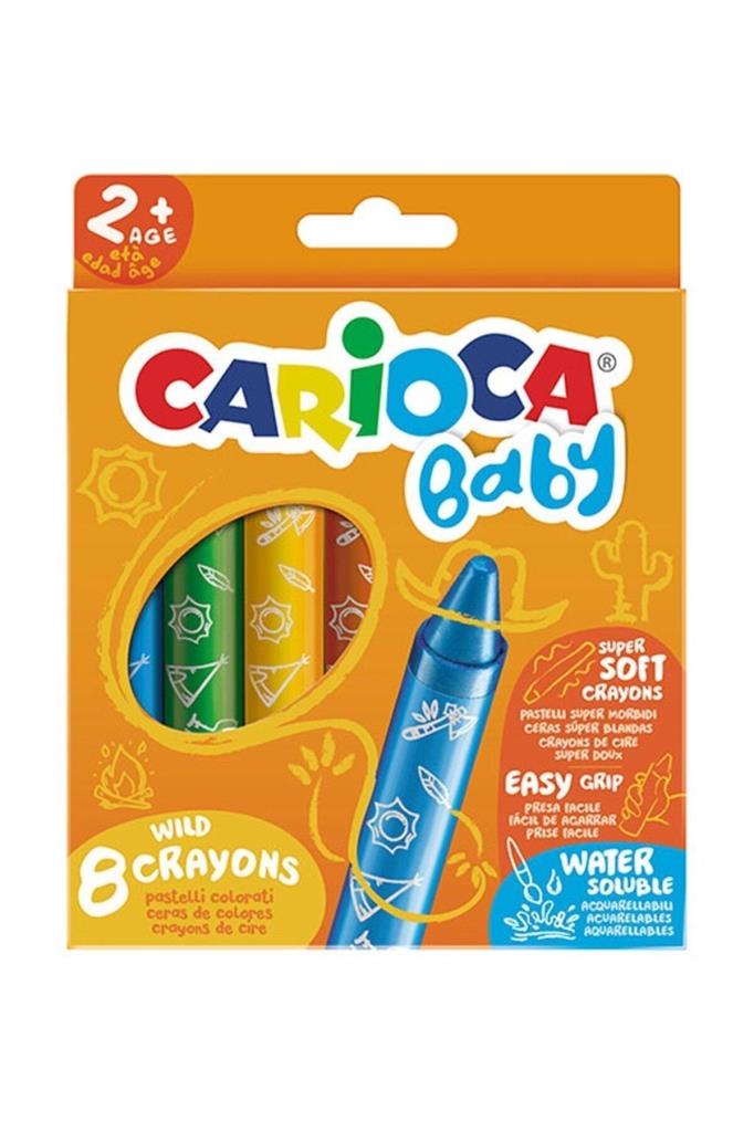 Nessiworld Carioca Jumbo Baby Crayons that Don't Dirty Your Hands 8-Piece