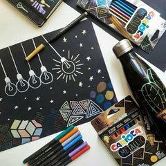 Nessiworld Carioca Metallic Crayons Pack of 12