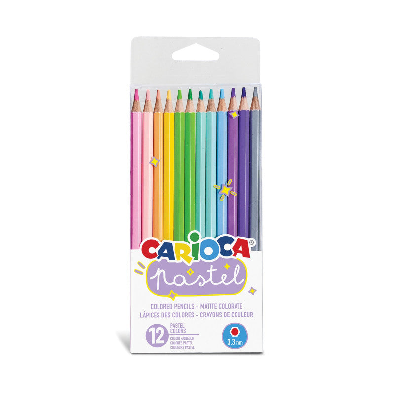 Nessiworld Carioca Pastel Color Crayons 12 Pieces