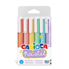 Nessiworld Carioca Pastel Colors Marker Pen 6 Pieces