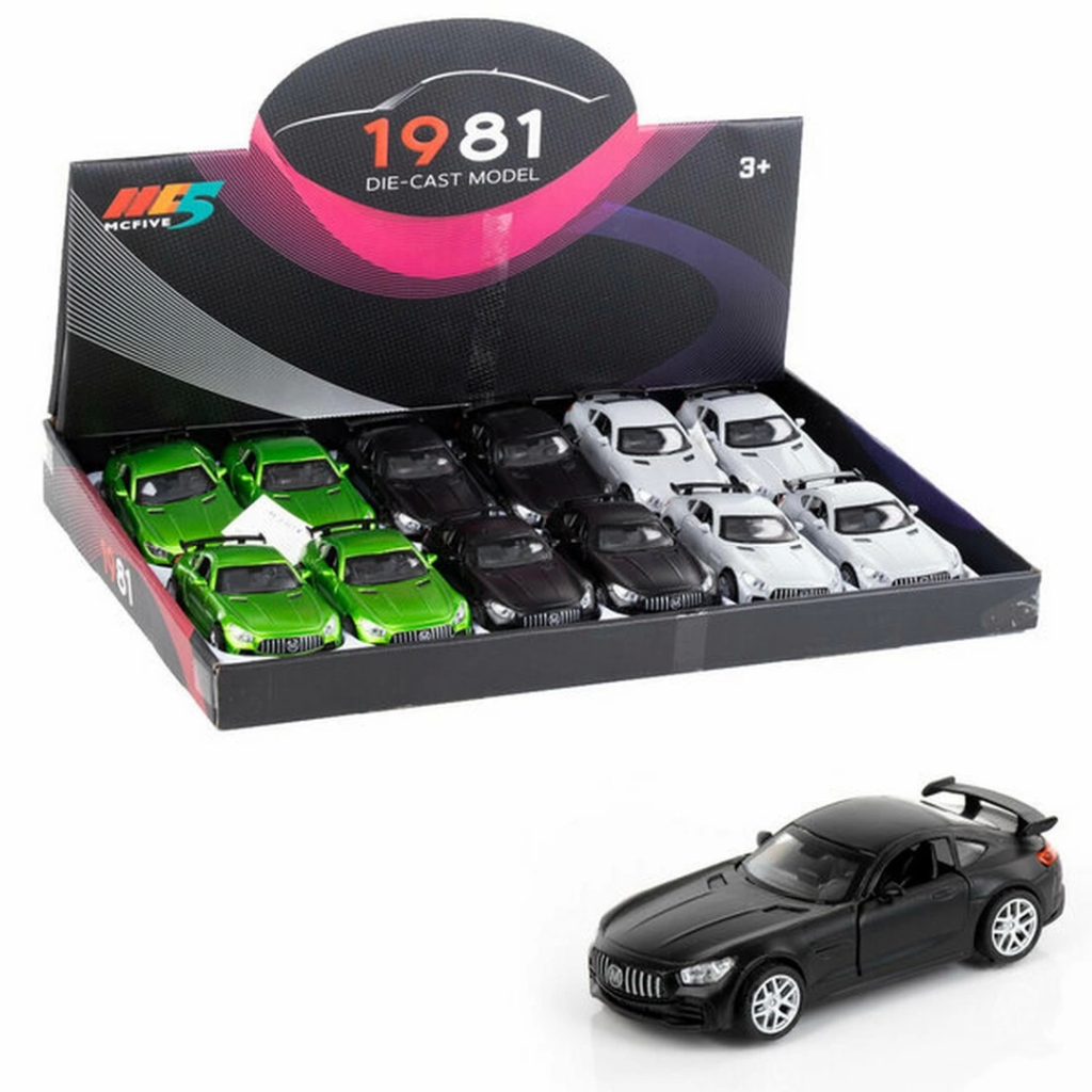 Nessiworld Pull and Drop Sound Light Metal Car