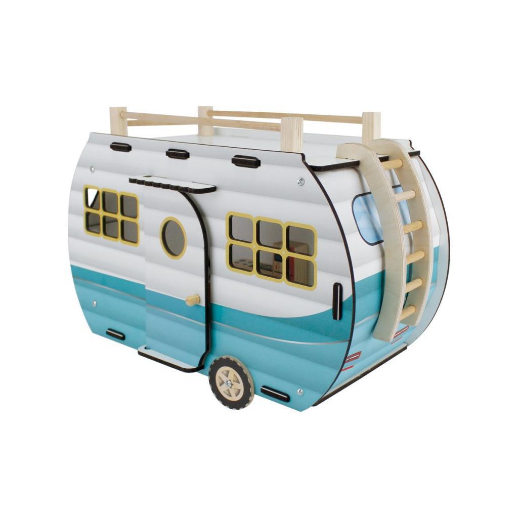 ÇG95 Wooden Caravan Turquoise -Okutan