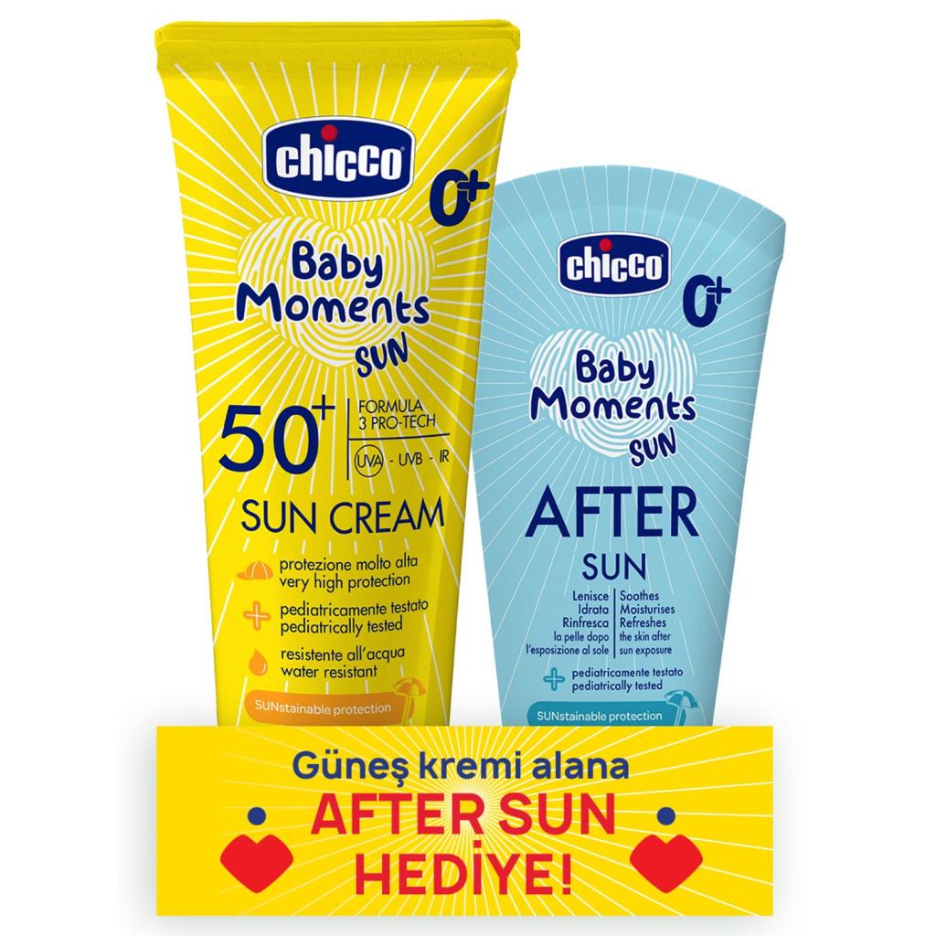 Nessiworld Chicco Baby Moments Sun Spray Spf 50+ 150 ml + After Sun Gift