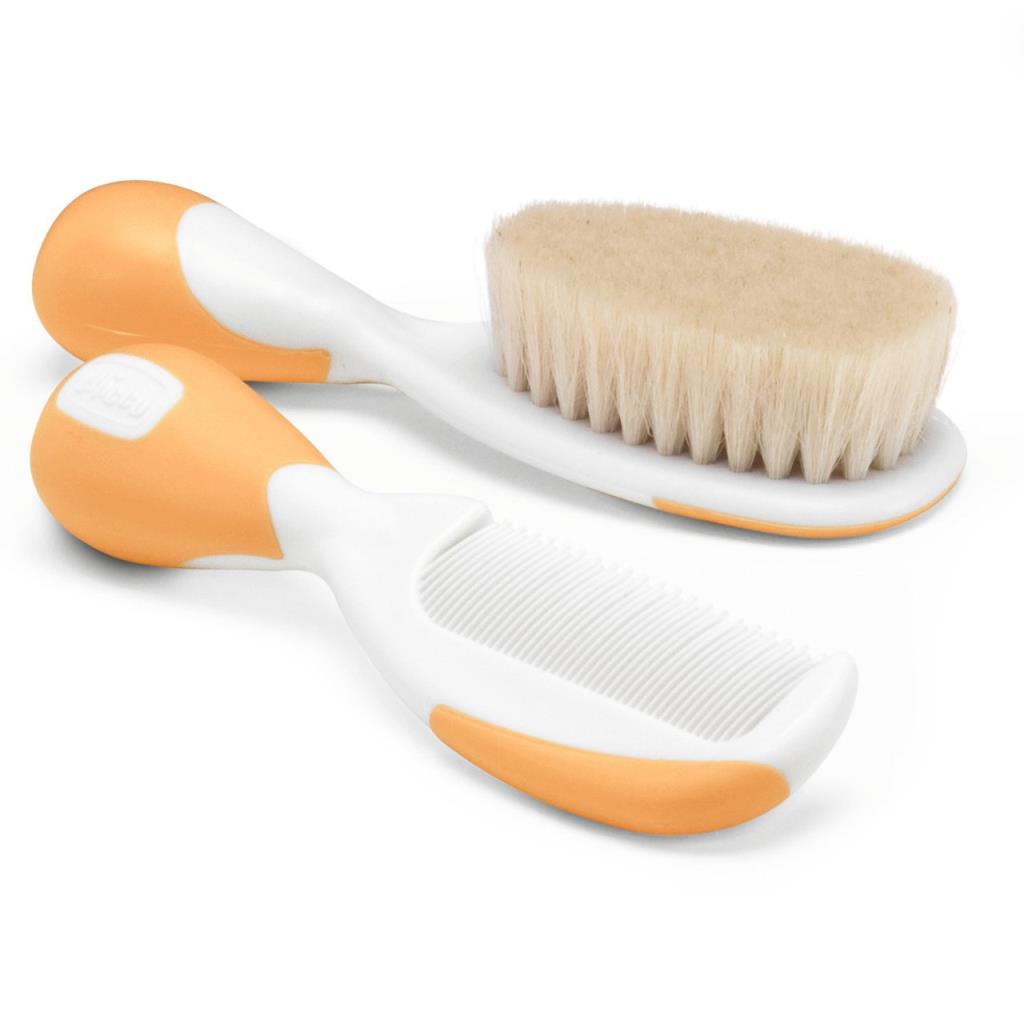 Nessiworld Brush and Comb Set 0 Months+ Orange