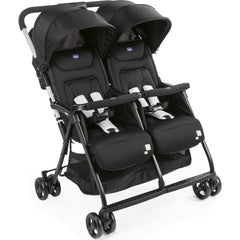 Nessiworld Nessiworld Chicco Ohlala Twin Baby Stroller Black Night