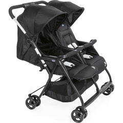 Nessiworld Nessiworld Chicco Ohlala Twin Baby Stroller Black Night