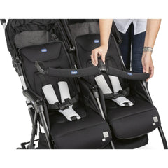 Nessiworld Nessiworld Chicco Ohlala Twin Baby Stroller Black Night