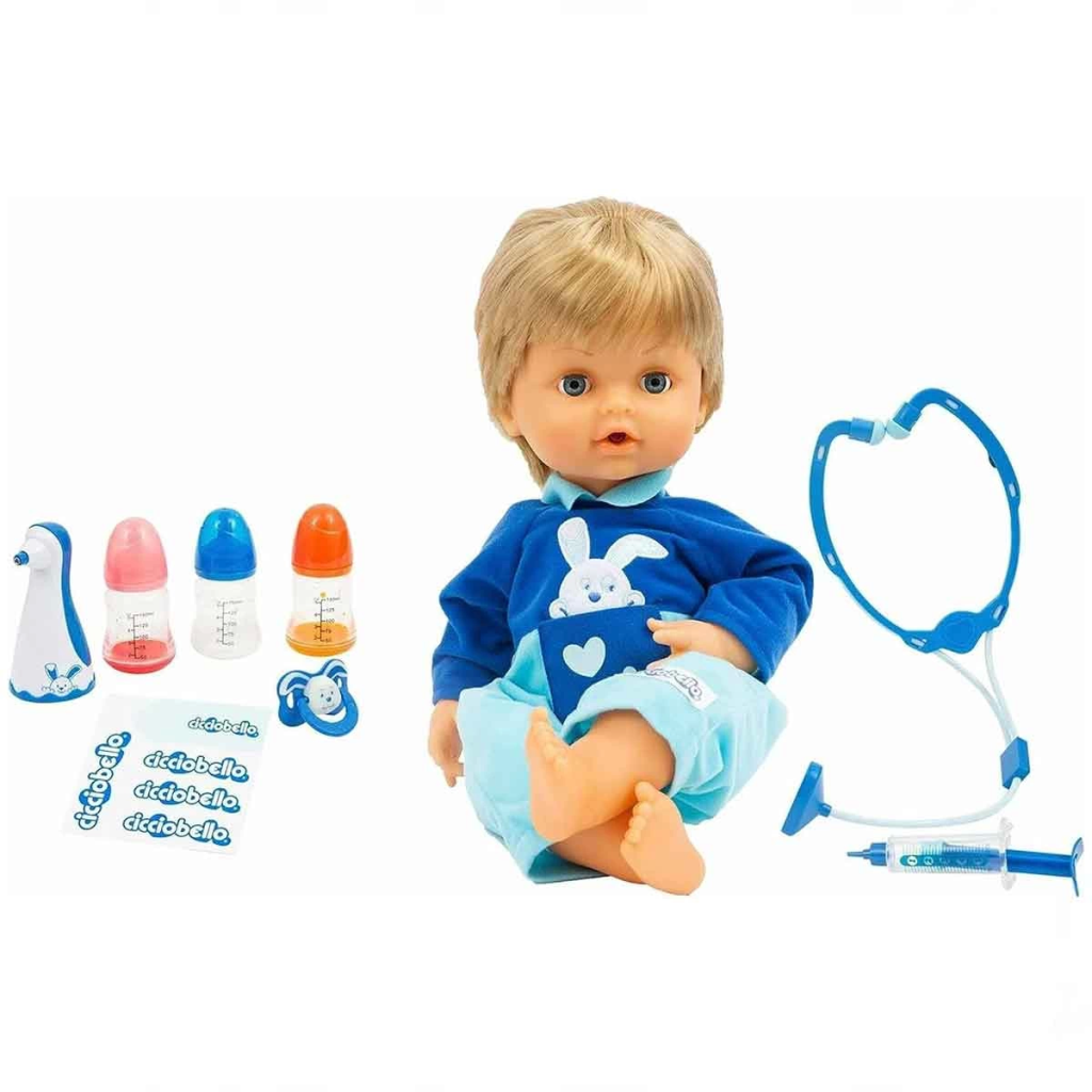 NessiWorld Cicciobello I'm Very Sick Doctor Set Sick Baby 2023 New