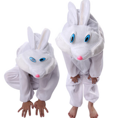 Costume Lapin Enfant Nessiworld Couleur Blanc 2-3 Ans 80 cm