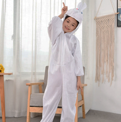 Costume Lapin Enfant Nessiworld Couleur Blanc 2-3 Ans 80 cm