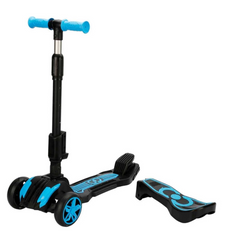 Trottinette pliable Nessiworld Cool Wheels Combo à 3 roues avec éclairage et siège
