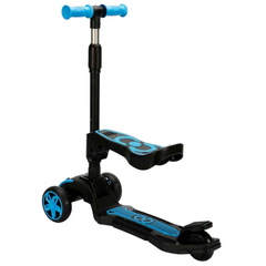 Trottinette pliable Nessiworld Cool Wheels Combo à 3 roues avec éclairage et siège