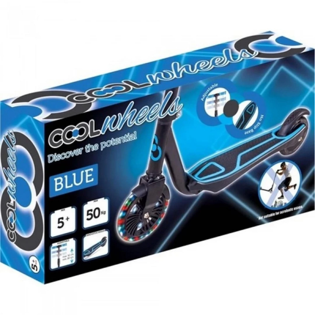 Nessiworld Cool Wheels Scotter éclairé bleu