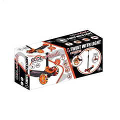 Trottinette Twist éclairée Nessiworld Cool Wheels Orange