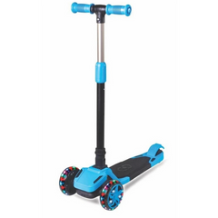Trottinette pliable éclairée Nessiworld Cool Wheels Tulpar bleue