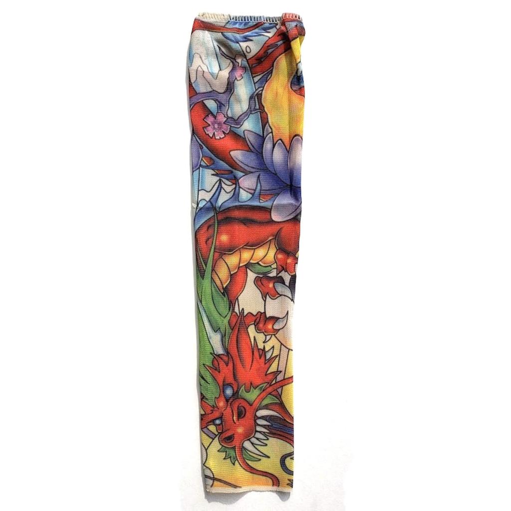 Nessiworld Sock Tattoo Wearable Arm Leg Tattoo Lycra 2 Pieces Model 20