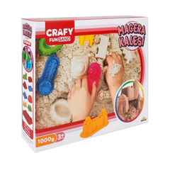 Nessiworld Craft Adventure Castle Play Sand Set 8 Pieces 1000 g