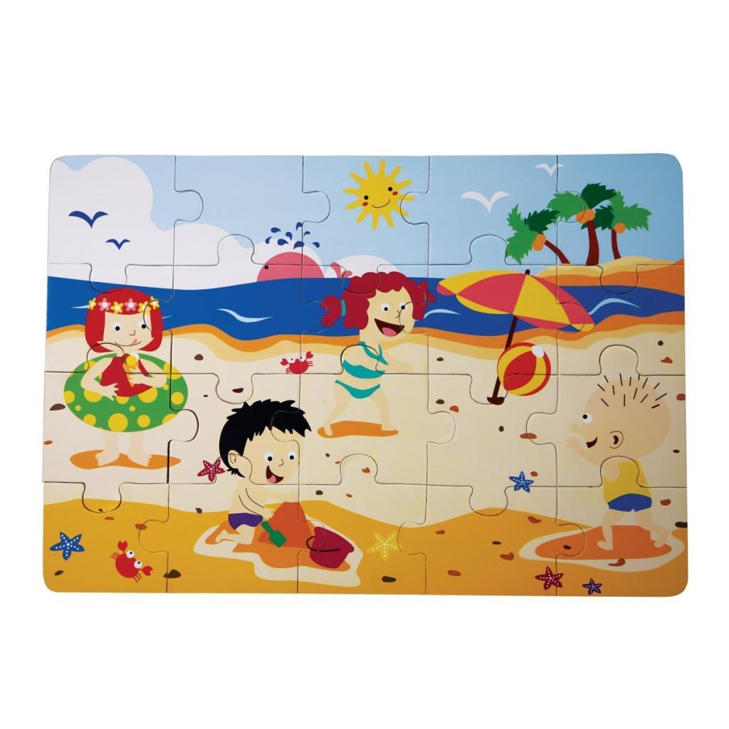 CS-1282 SUMMER WOODEN FLOOR PUZZLE
