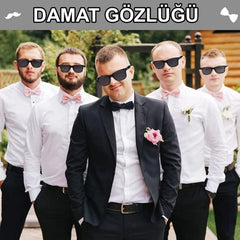 Nessiworld Groom Glasses – Wedding and Bachelorette Party Accessory