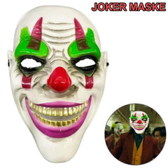 Nessiworld Crazy Smile Psycho Clown Themed Joker Mask