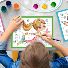 Nessiworld Mermaid Pattern Watercolour Set