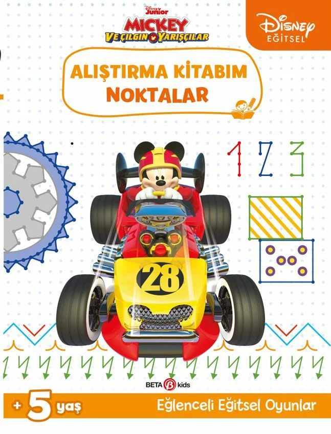 Nessiworld Disney Educational Mickey and the Crazy Racers My Activity Book Dots