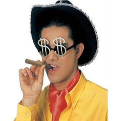 Verres de fête argentés à thème dollar NessiWorld 12 x 7 cm