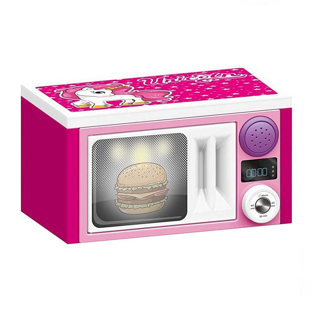 Nessiworld Full Unicorn Sound Pink Microwave Oven