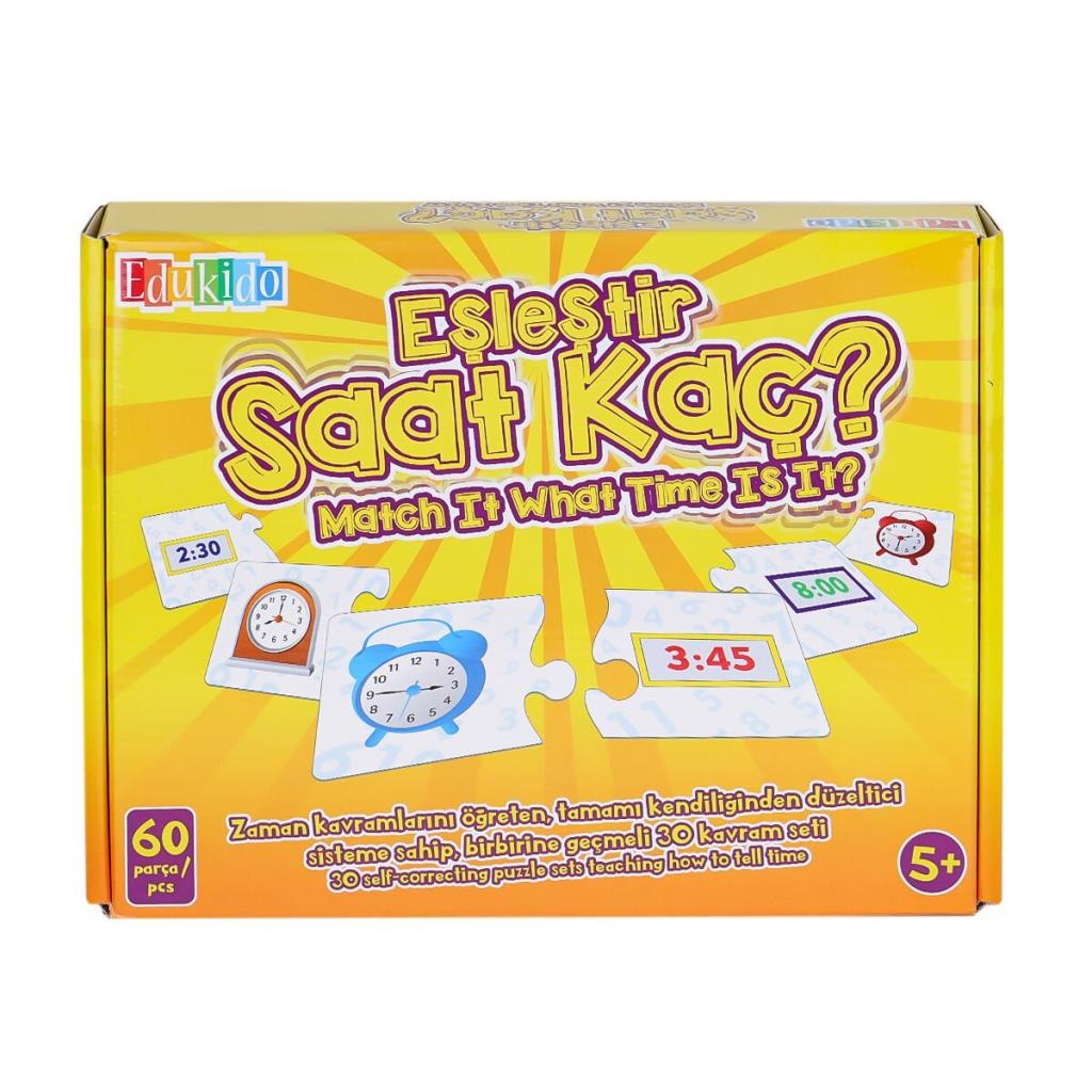 Nessiworld EDU-1016 Eşleştir Saat Kaç -Chiva
